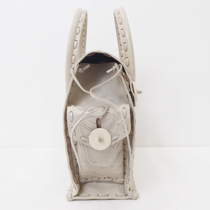 【中古】GRACE CONTINENTAL | グレースコンチネンタル MAESTRA S ハンドバッグ アイボリー
