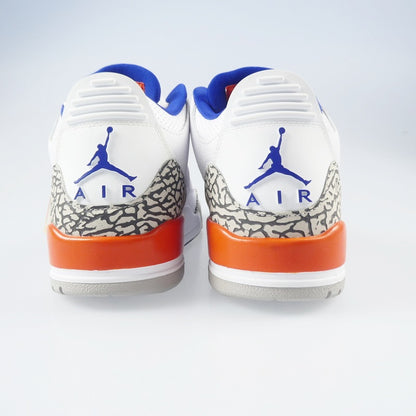 【中古】NIKE | ナイキ AIR JORDAN 3 RETRO “KNICKS RIVALS” スニーカー 136064-148 ホワイト 27.5cm