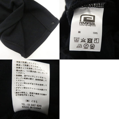 【中古】reversal | リバーサル BIG MARK SIDE OPEN SWEAT PANTS パンツ RV20AW405 ブラック サイズ：M