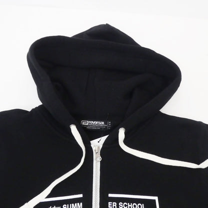 【中古】reversal | リバーサル DSOTM CUT OFF ZIP パーカー RV20SS201 ブラック サイズ：M