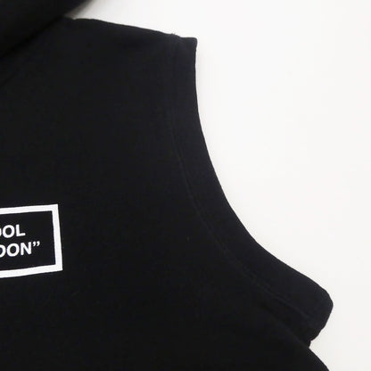 【中古】reversal | リバーサル DSOTM CUT OFF ZIP パーカー RV20SS201 ブラック サイズ：M