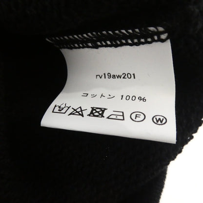 【中古】reversal | リバーサル DSOTM CUT OFF ZIP パーカー RV20SS201 ブラック サイズ：M