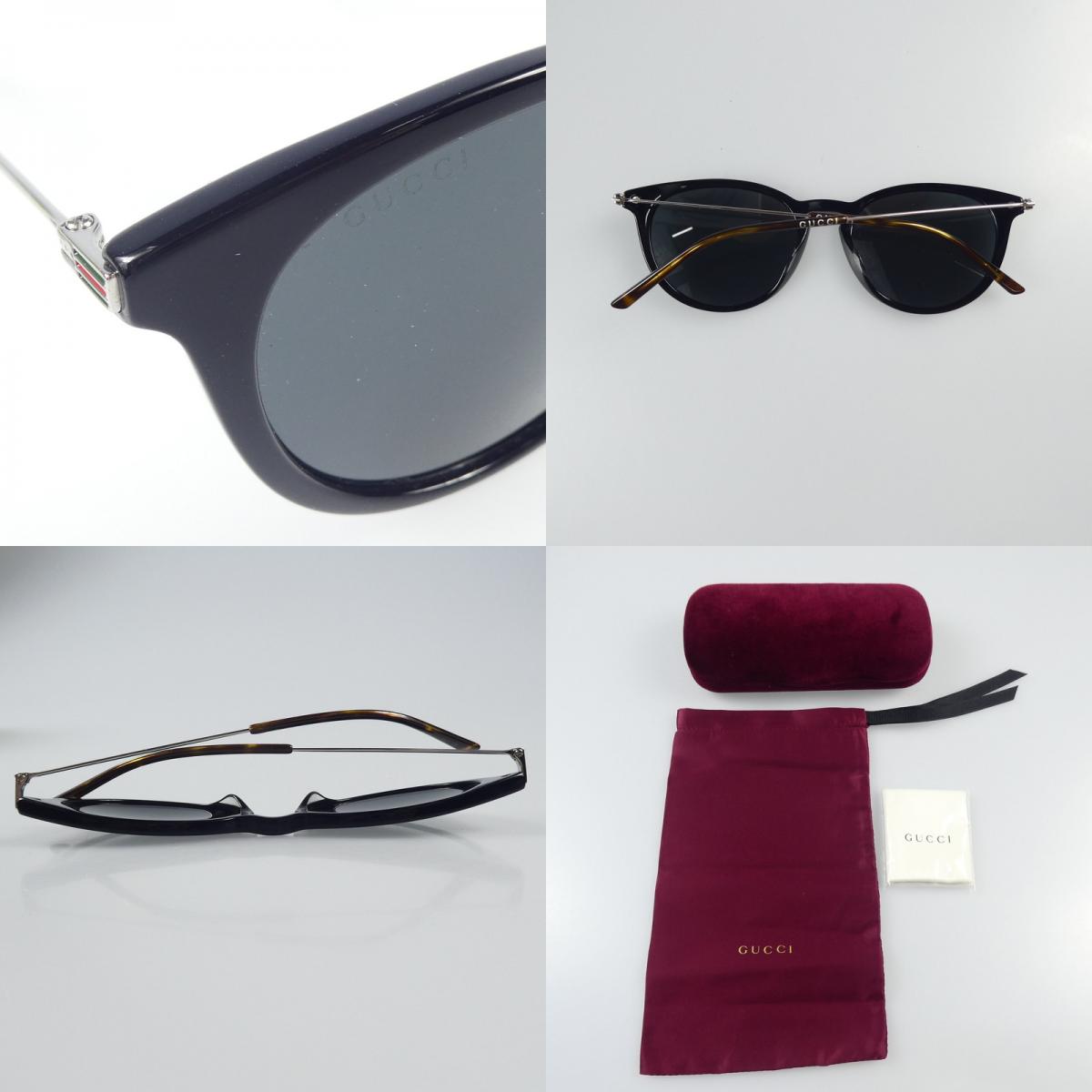 【中古】GUCCI | グッチ サングラス GG1048S サイズ:52□19 ブラック