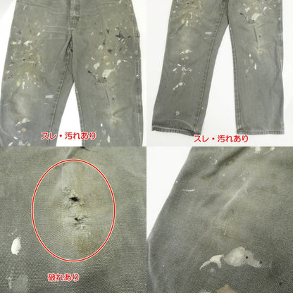 【中古】Dickies | ディッキーズ ダック地スプラッシュペイント パンツ オリーブ