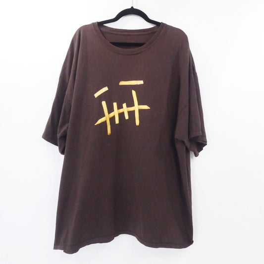 【中古】CACTUS JACK | カクタスジャック　トラヴィス McDonald's Fry II T-Shirt 半袖Ｔシャツ ブラウン サイズ：XXL