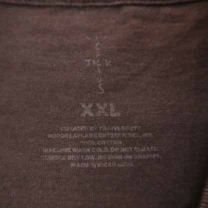 【中古】CACTUS JACK | カクタスジャック　トラヴィス McDonald's Fry II T-Shirt 半袖Ｔシャツ ブラウン サイズ：XXL