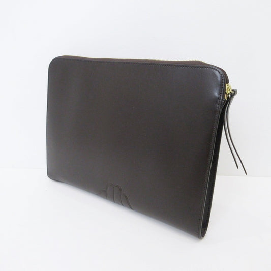 【中古】LUGGAGE LABEL | ラゲッジレーベル 別注 “shadow”クラッチバッグ L クラッチバッグ 34-62-0016-176 ブラウン