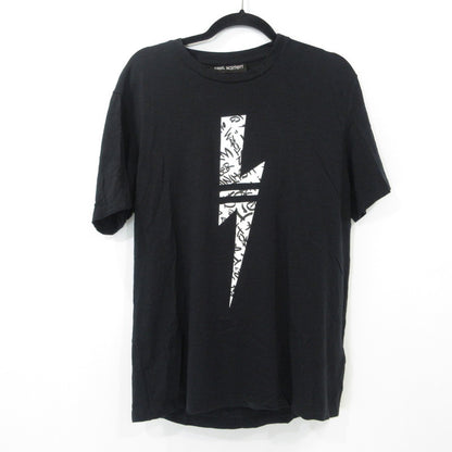 【中古】NEIL BARRETT | ニールバレット サンダーボルト 半袖Ｔシャツ PBJT693S N541S ブラック サイズ：M