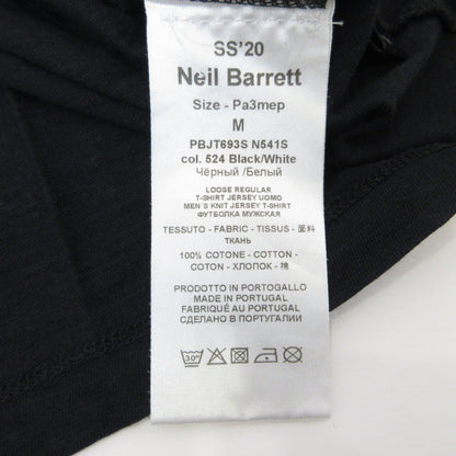 【中古】NEIL BARRETT | ニールバレット サンダーボルト 半袖Ｔシャツ PBJT693S N541S ブラック サイズ：M