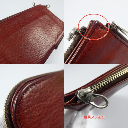【中古】aniary | アニアリ ANTIQUE LEATHER MULTI CASE その他小物 01-08003 ボルドー/バーガンディー