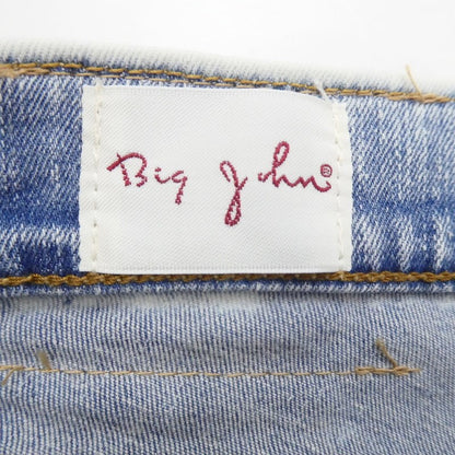 【中古】BIG JOHN | ビッグジョン Carrot Leg デニムパンツ MMM134J ペイント加工 ブルー サイズ：28