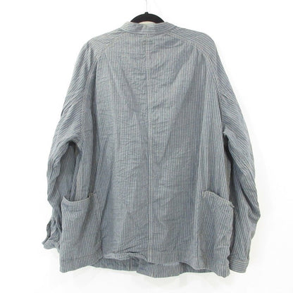 【中古】FUNSET OF ART MARIN COUNTY MADE | ファンセットオブアートマリンカウンティメイド small hickory cover shirts 長袖シャツ ストライプ サイズ：M