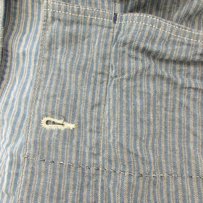 【中古】FUNSET OF ART MARIN COUNTY MADE | ファンセットオブアートマリンカウンティメイド small hickory cover shirts 長袖シャツ ストライプ サイズ：M