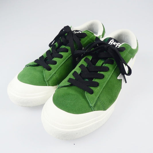【中古】A BATHING APE | アベイシングエイプ MAD STA スニーカー 0ZXSHM191013J グリーン 27.5cm