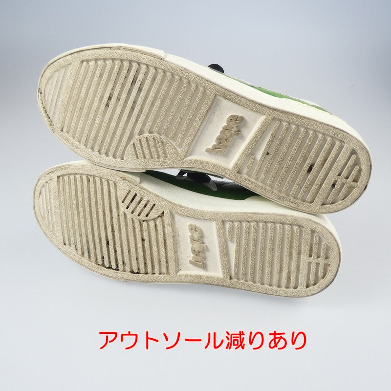 【中古】A BATHING APE | アベイシングエイプ MAD STA スニーカー 0ZXSHM191013J グリーン 27.5cm