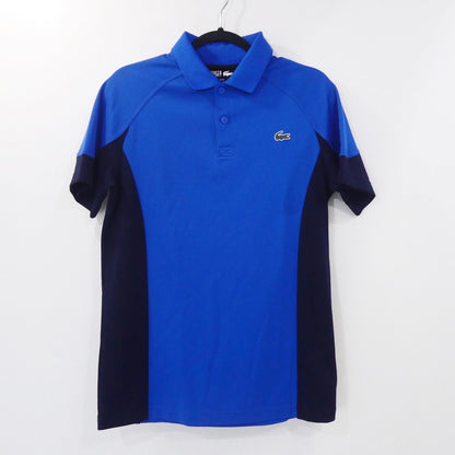 【中古】LACOSTE | ラコステ カラーブロックゴルフポロシャツ ポロシャツ DH9282 ブルー サイズ：S