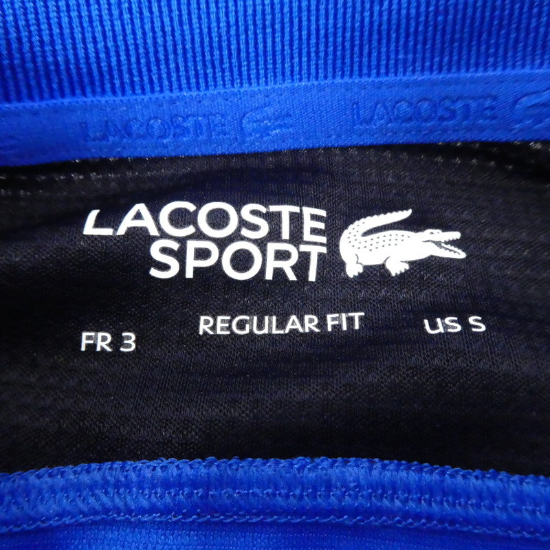 【中古】LACOSTE | ラコステ カラーブロックゴルフポロシャツ ポロシャツ DH9282 ブルー サイズ：S