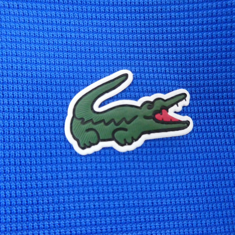 【中古】LACOSTE | ラコステ カラーブロックゴルフポロシャツ ポロシャツ DH9282 ブルー サイズ：S