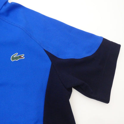 【中古】LACOSTE | ラコステ カラーブロックゴルフポロシャツ ポロシャツ DH9282 ブルー サイズ：S
