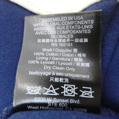 【中古】RHUDE | ルード CONTRAST QUARTER-ZIP Varsity スウェット RHSS24JA091672772277 ネイビー サイズ：XL