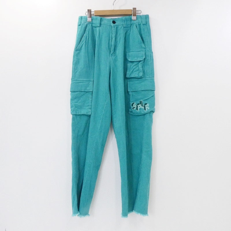 【中古】SUPPLIER | サプライヤー CORDUROY WORK PANTS パンツ ライトグリーン サイズ：M