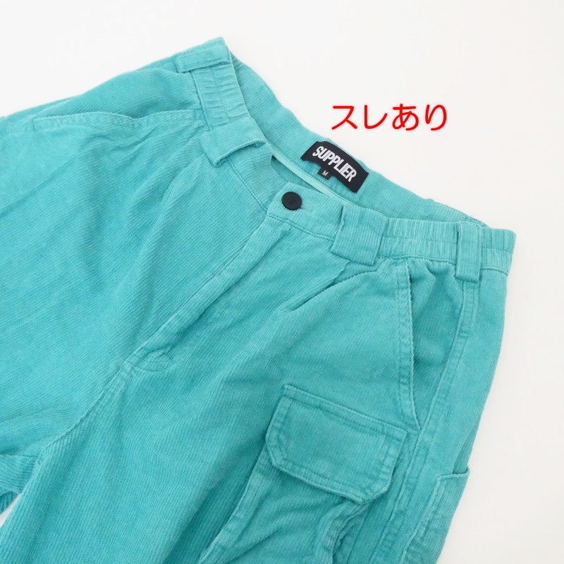 【中古】SUPPLIER | サプライヤー CORDUROY WORK PANTS パンツ ライトグリーン サイズ：M