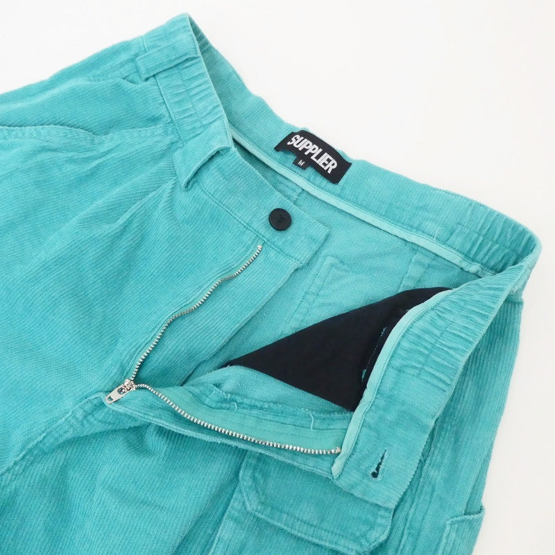 【中古】SUPPLIER | サプライヤー CORDUROY WORK PANTS パンツ ライトグリーン サイズ：M