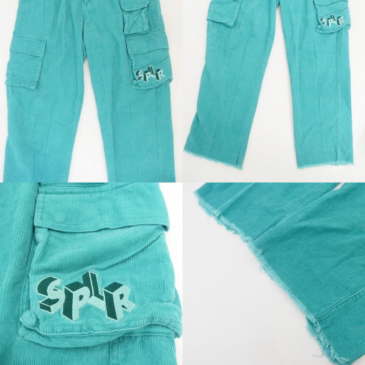 【中古】SUPPLIER | サプライヤー CORDUROY WORK PANTS パンツ ライトグリーン サイズ：M