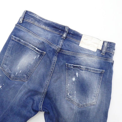 【中古】PREMIUM MOOD DENIM SUPERIOR | プレミアムムードデニムスペリオール BARRET デニムパンツ 3527 ダメージ加工 ブルー サイズ：29