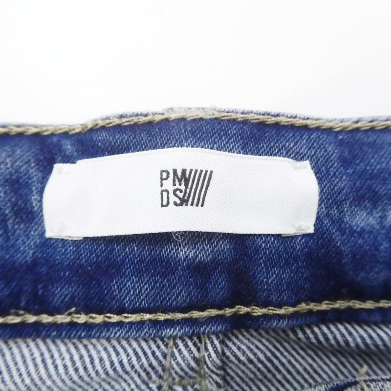 【中古】PREMIUM MOOD DENIM SUPERIOR | プレミアムムードデニムスペリオール BARRET デニムパンツ 3527 ダメージ加工 ブルー サイズ：29