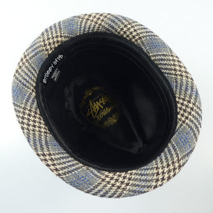 【中古】STUSSY | ステューシー ハット 千鳥格子