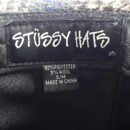 【中古】STUSSY | ステューシー ハット 千鳥格子