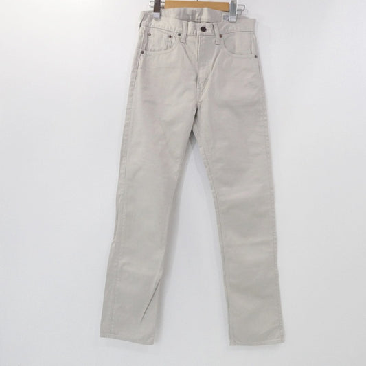 【中古】orSlow | オアスロウ COTTON PIQUE IVY FIT PANTS デニムパンツ 107W アイボリー サイズ：S