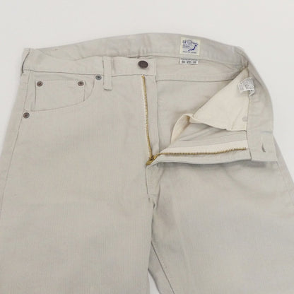 【中古】orSlow | オアスロウ COTTON PIQUE IVY FIT PANTS デニムパンツ 107W アイボリー サイズ：S