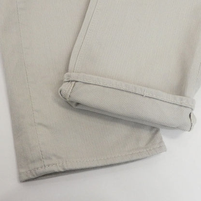 【中古】orSlow | オアスロウ COTTON PIQUE IVY FIT PANTS デニムパンツ 107W アイボリー サイズ：S