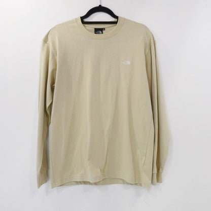 【中古】THE NORTH FACE | ザ・ノースフェイス L/S Nuptse Cotton Tee 長袖Ｔシャツ NT32443 ベージュ サイズ：M
