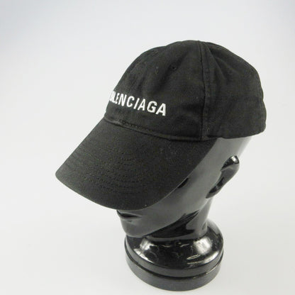 【中古】BALENCIAGA | バレンシアガ LOGO BASEBALL CAP キャップ 529192 ブラック サイズ：L
