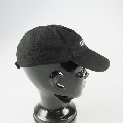 【中古】BALENCIAGA | バレンシアガ LOGO BASEBALL CAP キャップ 529192 ブラック サイズ：L