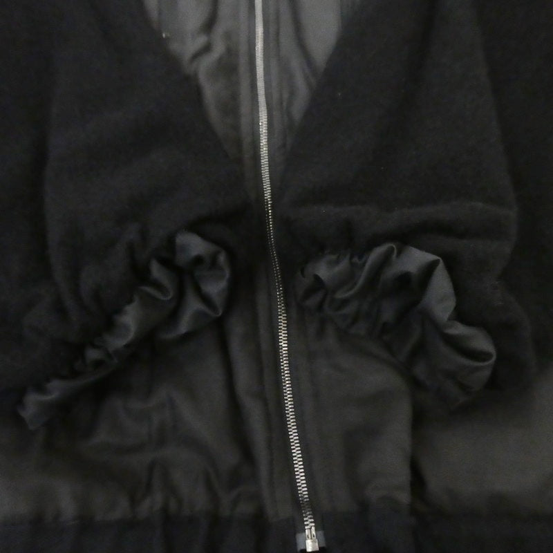 【中古】LIDNM | リドム COTTON SILK REVERSIBLE ZIP ブルゾン lm23aw04511 ブラック サイズ：M