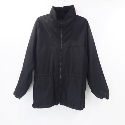【中古】LIDNM | リドム COTTON SILK REVERSIBLE ZIP ブルゾン lm23aw04511 ブラック サイズ：M