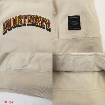 【中古】430 - FOURTHIRTY - | フォーサーティー ARCH COLLAGE P/O PARKA パーカー 22-175 ベージュ サイズ：3