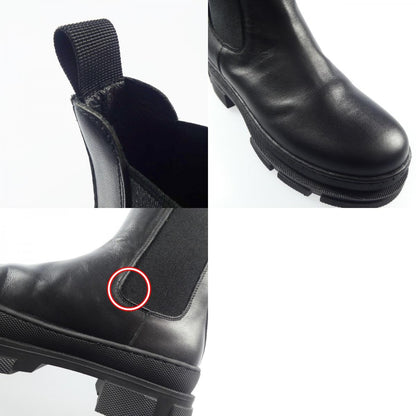 【中古】 CHELSEA BOOTS ブーツ ブラック 23.5cm