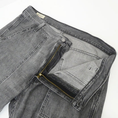 【中古】Levi's | リーバイス 555 リラックスストレートユーティリティブラック デニムパンツ A9234-0000 グレー