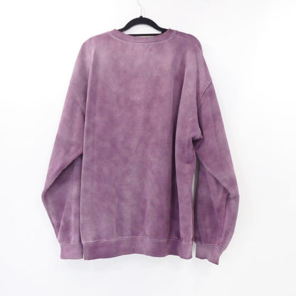 【中古】X-LARGE | エクストララージ EST 1991 BLEACHED CREWNECK SWEATSHIRT スウェット 101234012004 パープル サイズ：L