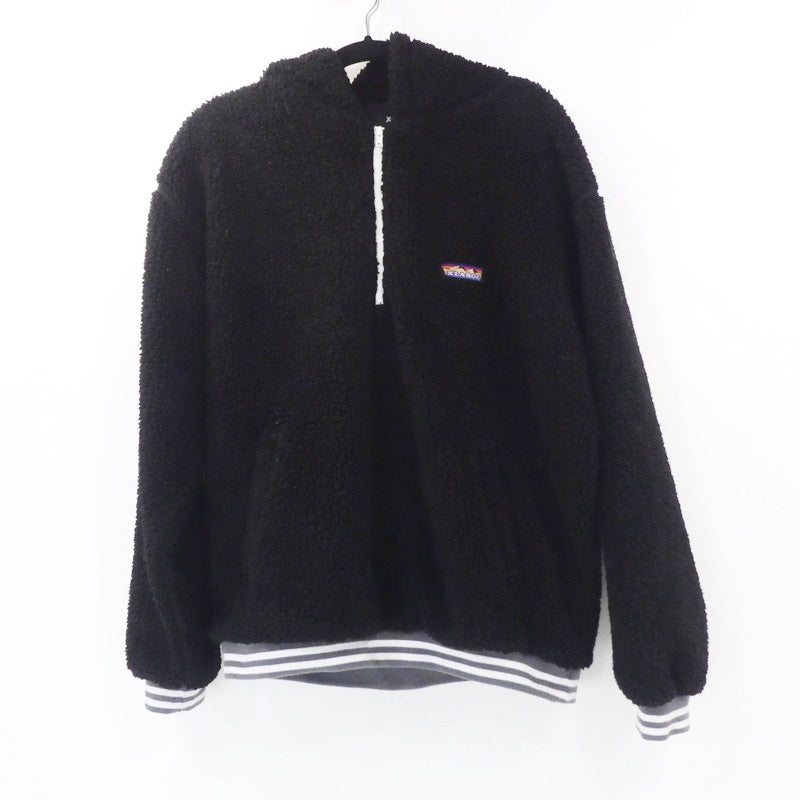 【中古】X-LARGE | エクストララージ HALF ZIP BOA HOODIE その他トップス 101224012013 ブラック サイズ：L