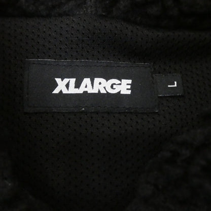 【中古】X-LARGE | エクストララージ HALF ZIP BOA HOODIE その他トップス 101224012013 ブラック サイズ：L