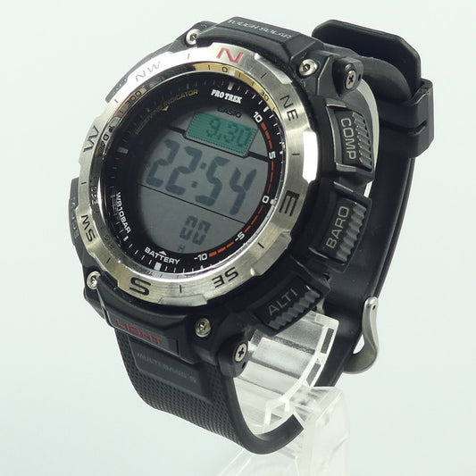 【中古】CASIO | カシオ PRO TREK 腕時計 PRW-30Y-3JF ブラック