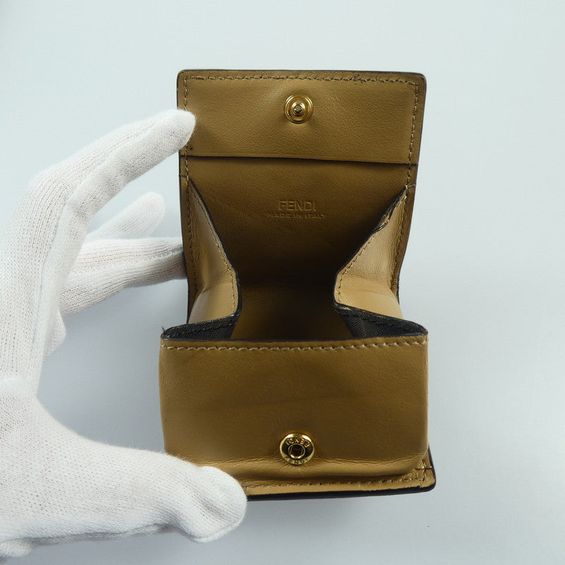【中古】FENDI | フェンディ エフイズ コインケース 8M0459 ベージュ