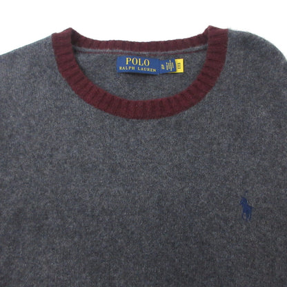 【中古】POLO RALPH LAUREN | ポロ・ラルフローレン Panelled Wool Crew Sweater ニット マルチカラー サイズ：XL