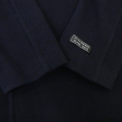 【中古】ABAHOUSE | アバハウス SUPER100s WATER PROOF ソフトメルトン ピーコート 0041-00-00000 ネイビー サイズ：46